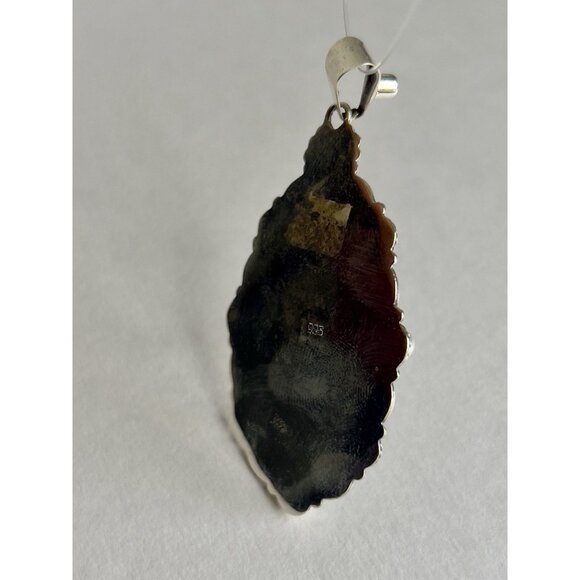 Turquoise Sterling Silver 925 Our Lady of Guadalupe Pendant - Picture 3 of 16